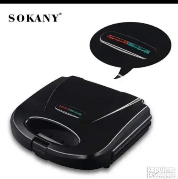 Aparat za waffle i tople sendvice - Sokany 750W