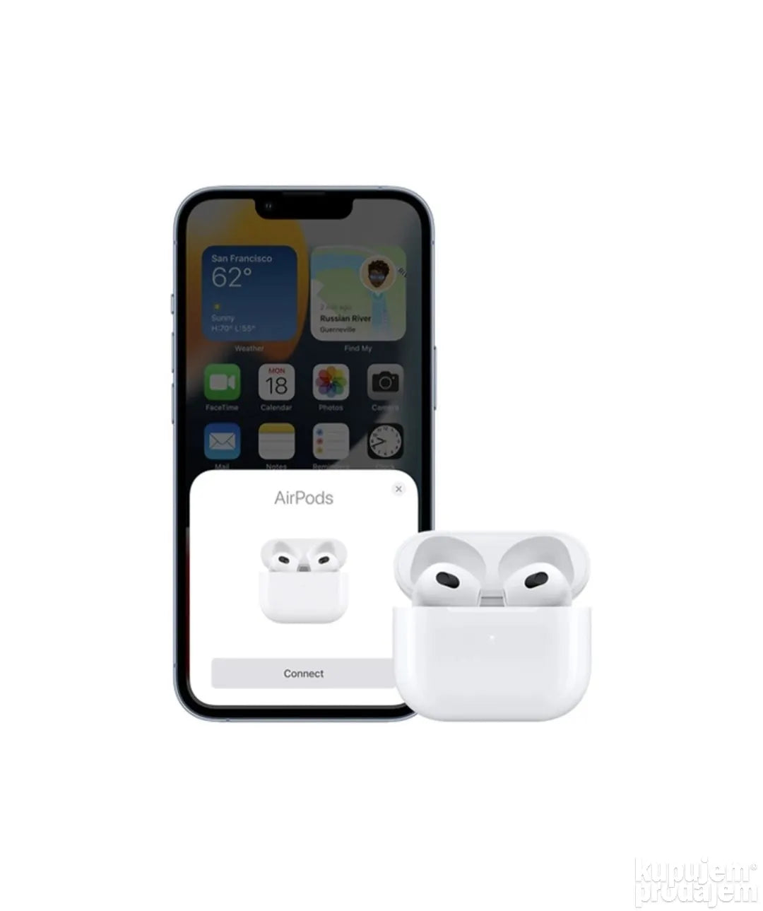 Air Pods bežične slušalice Replika Apple AirPods - Air Pods bežične slušalice Replika Apple AirPods