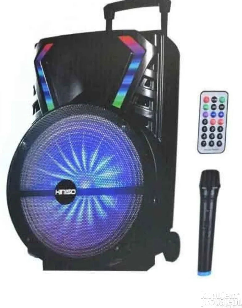 VELIKI Bluetooth karaoke NAJVEĆI Zvučnik QS 1510 15" 2000w