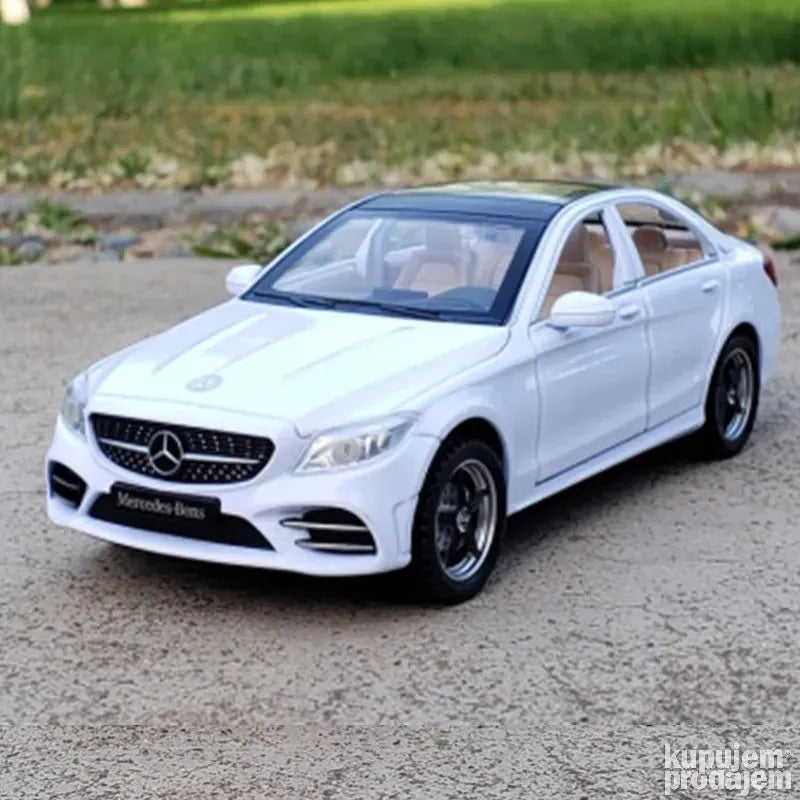 Mercedes Benz C260L 1/32 Beli Metal - Mercedes Benz C260L 1/32 Beli Metal