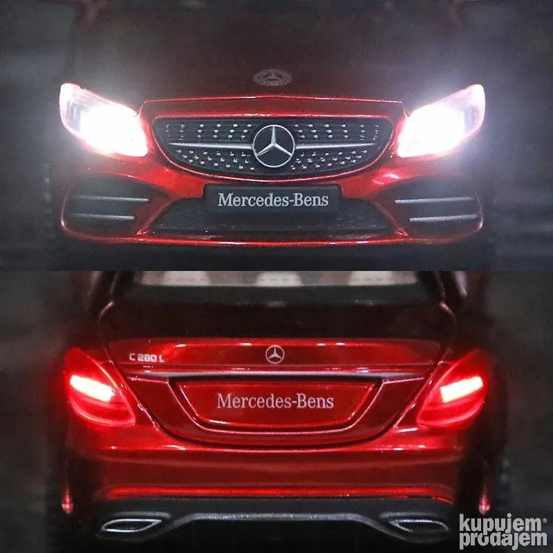 Mercedes Benz C260L Crveni metal