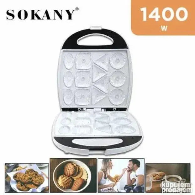 Aparat za pečenje biskvit kolačića - Sokany 1400W (1)