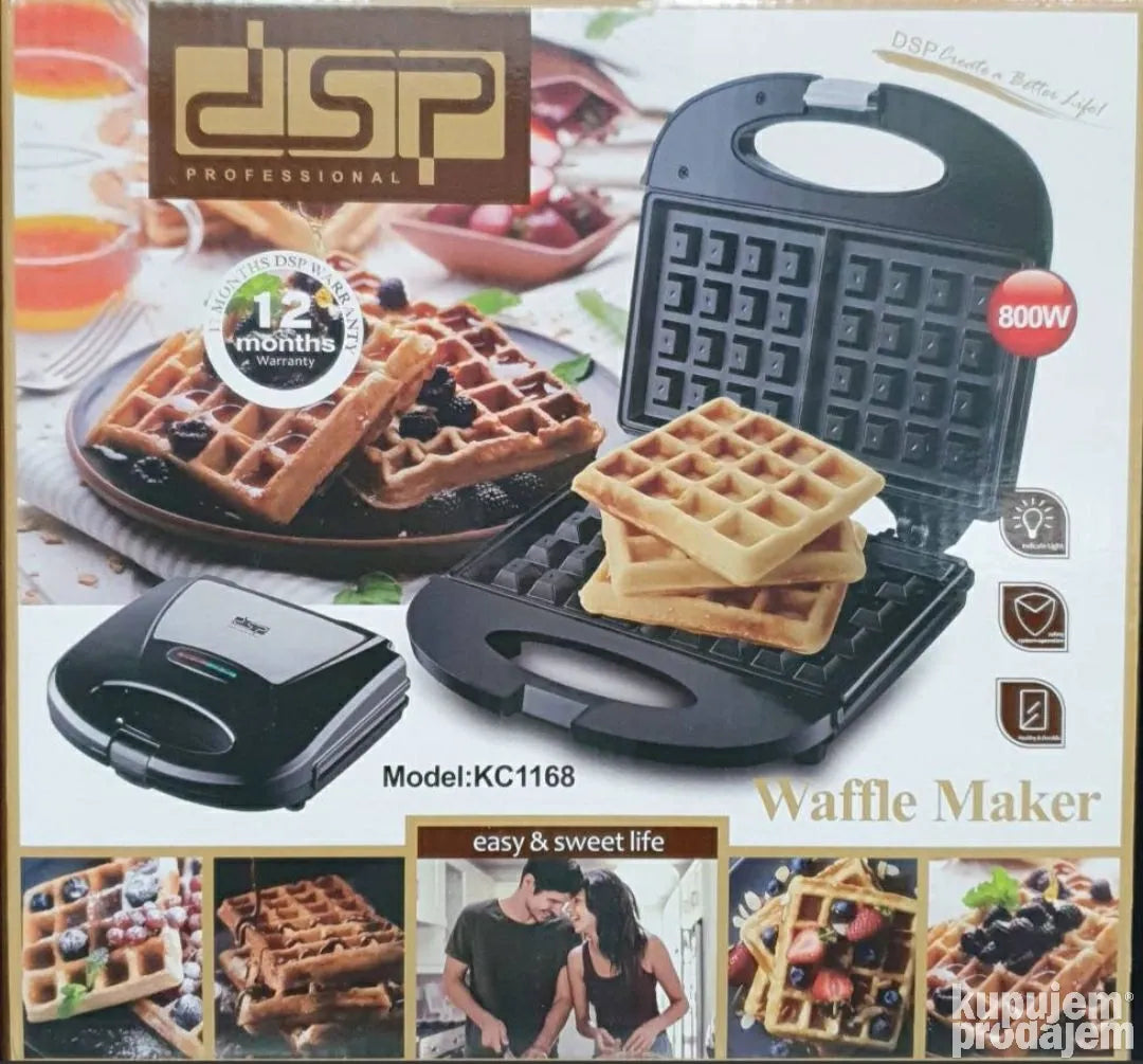 Aparat za galete, bakin kolač, vafle- Waffle Maker