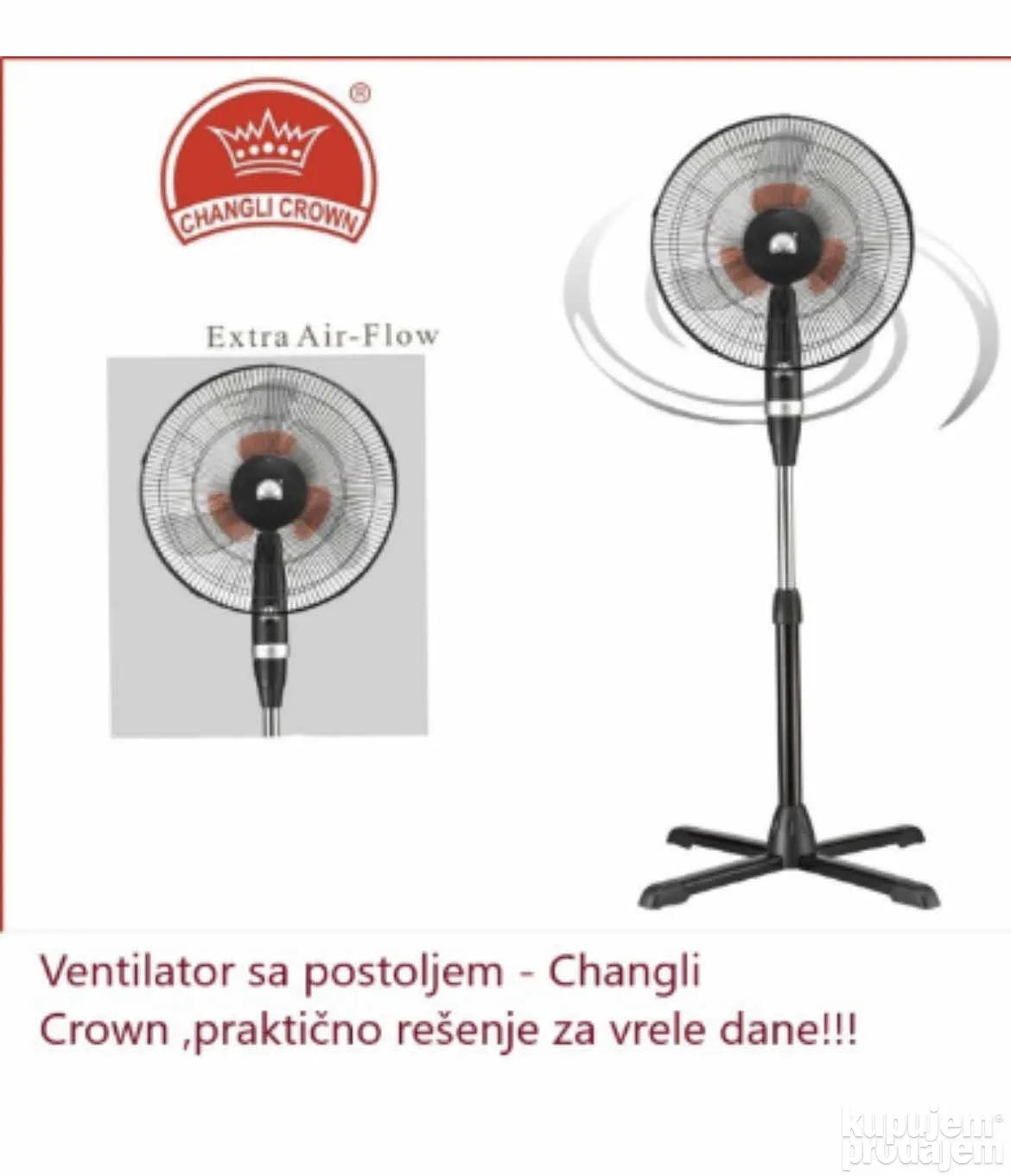 Ventilator - VENTILATOR sa postoljem - NOVO