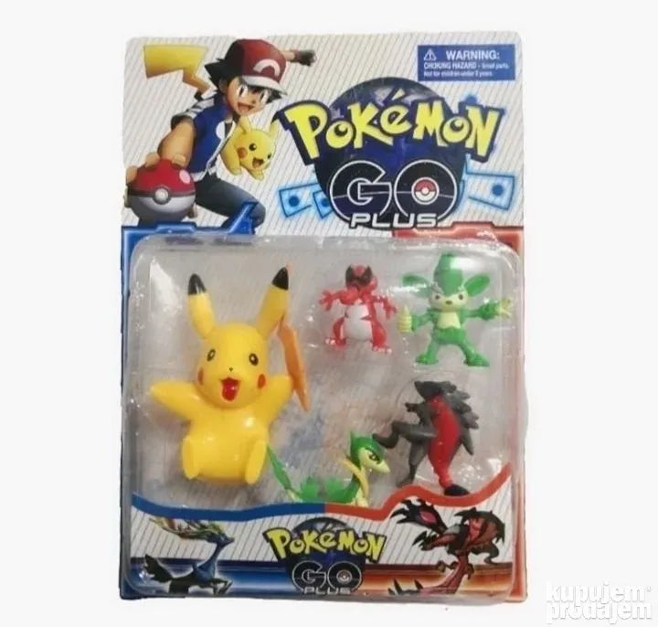 Pokemon Pikachu + 4 pokemona