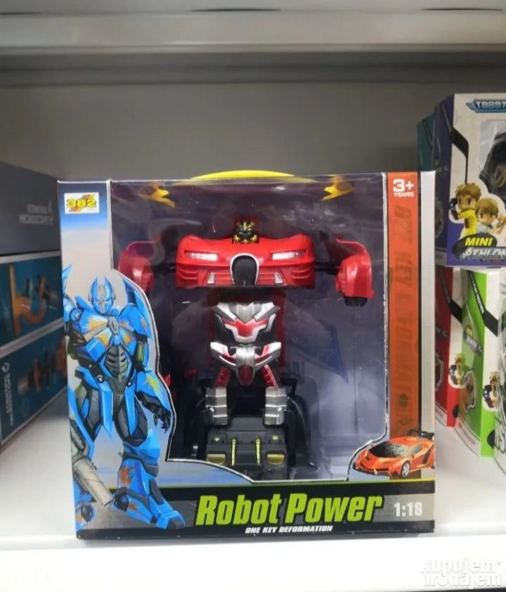 Transformer robot + auto 2u1 na daljinski