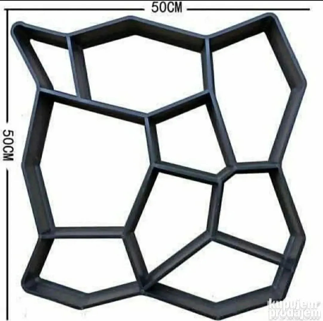 Kalup za betonske staze 50x50