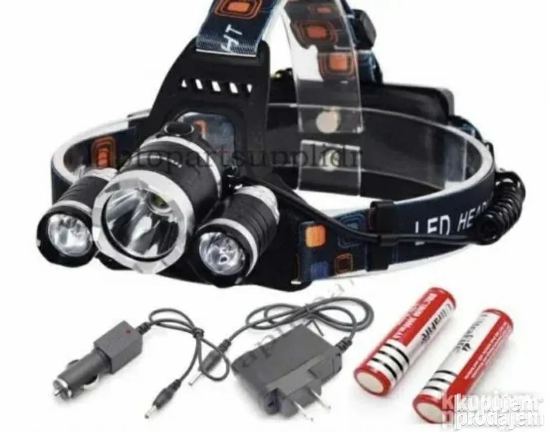 Lampa za glavu sa 3 diode 3x Cree T6