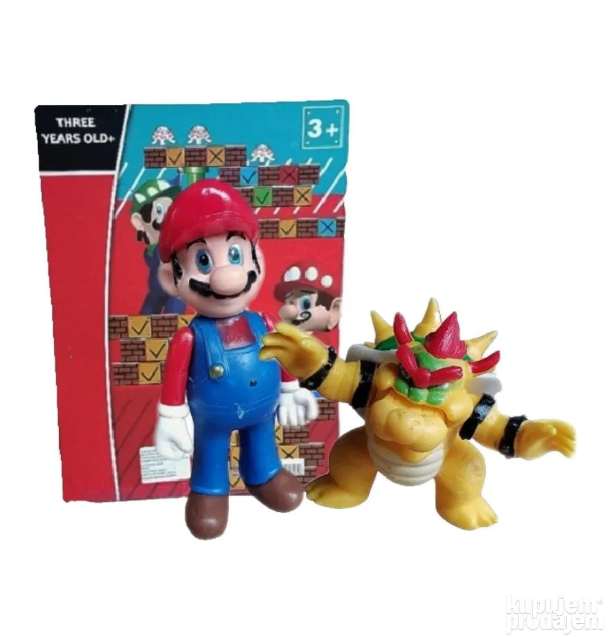 Super Mario 2u1 set Mario i Bowser - Super Mario 2u1 set Mario i Bowser