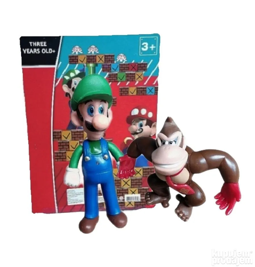 Super Mario 2u1 set Luigi i Donkey Kong