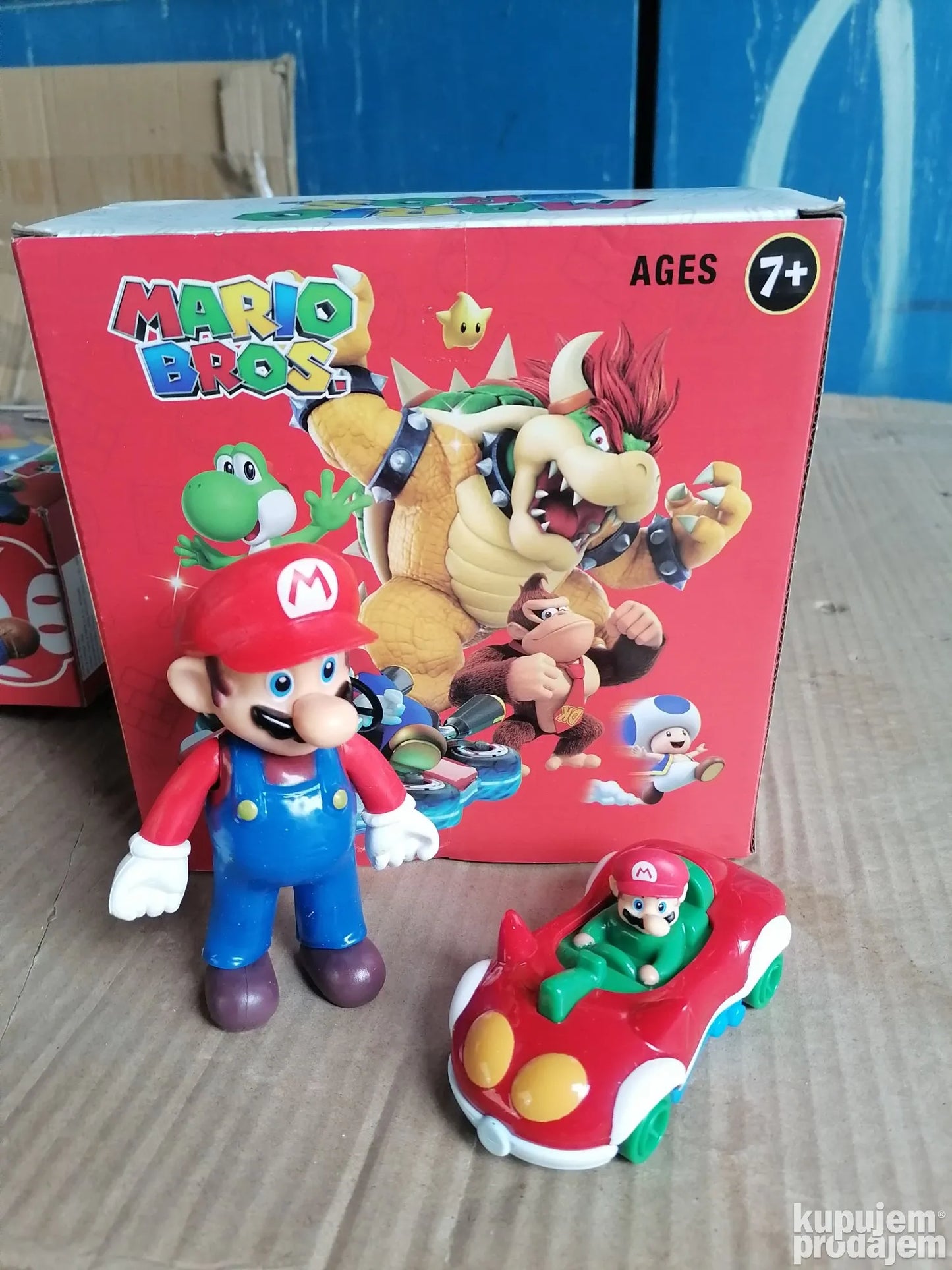 Super Mario bros 2u1 set Mario + auto