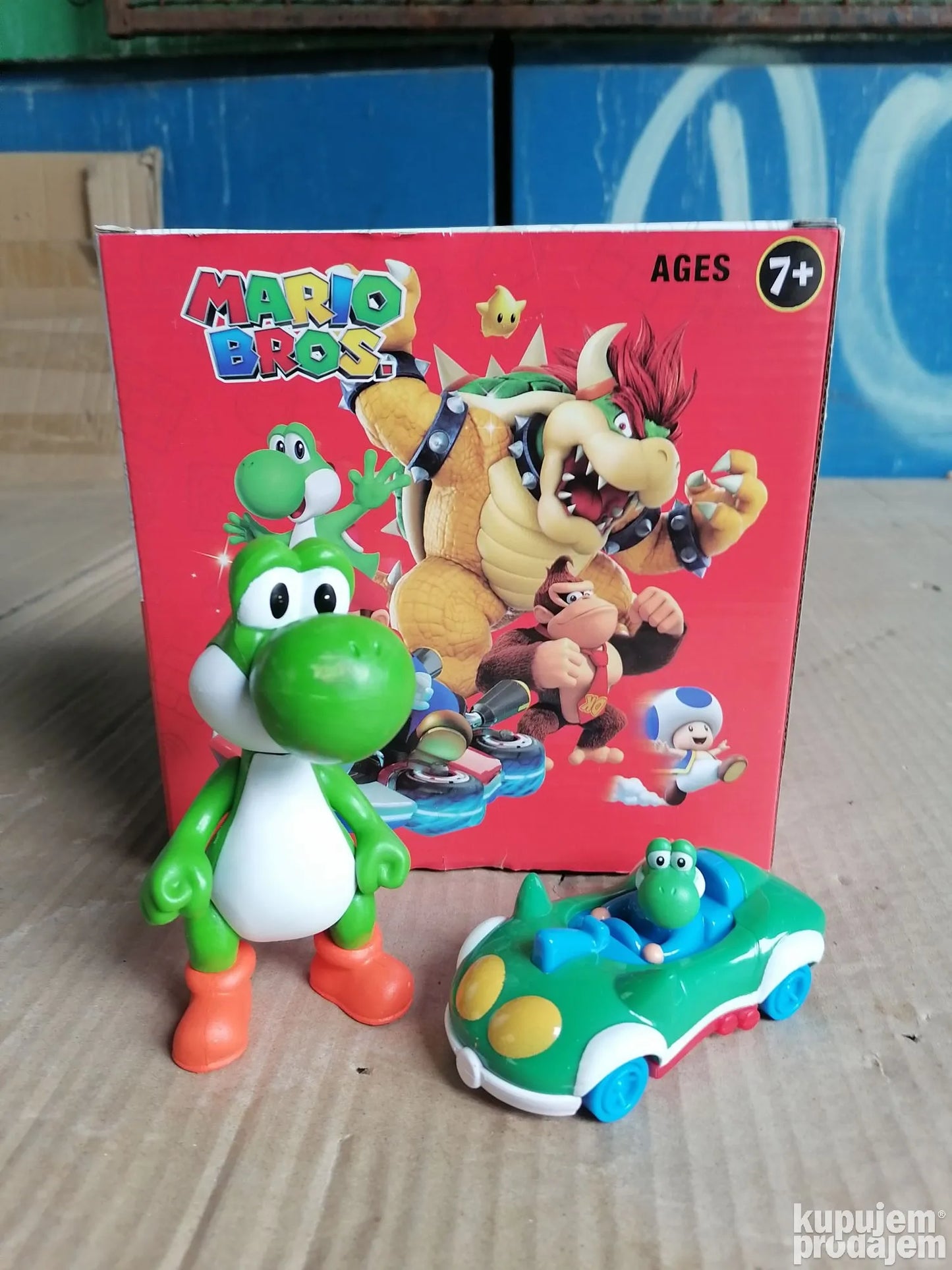 Super Mario bros 2u1 set Yoshi + autić - Super Mario bros 2u1 set Yoshi + autić