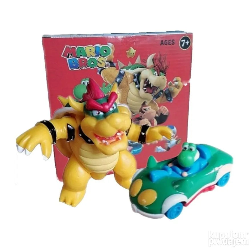 Super Mario bros 2u1 set Bowser + autić - Super Mario bros 2u1 set Bowser + autić