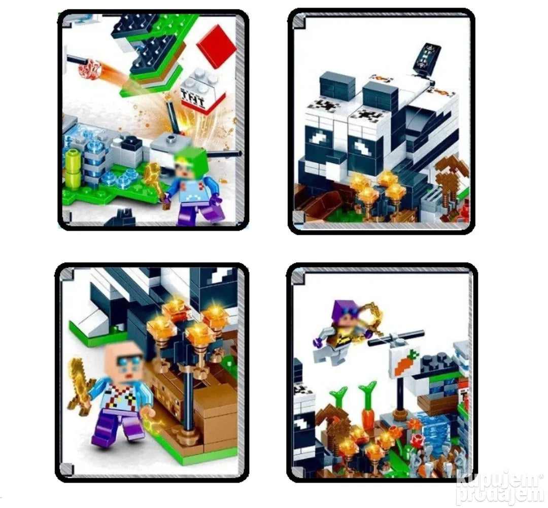 Minecraft farma sa 4 figure 478 delova - Minecraft farma sa 4 figure 478 delova