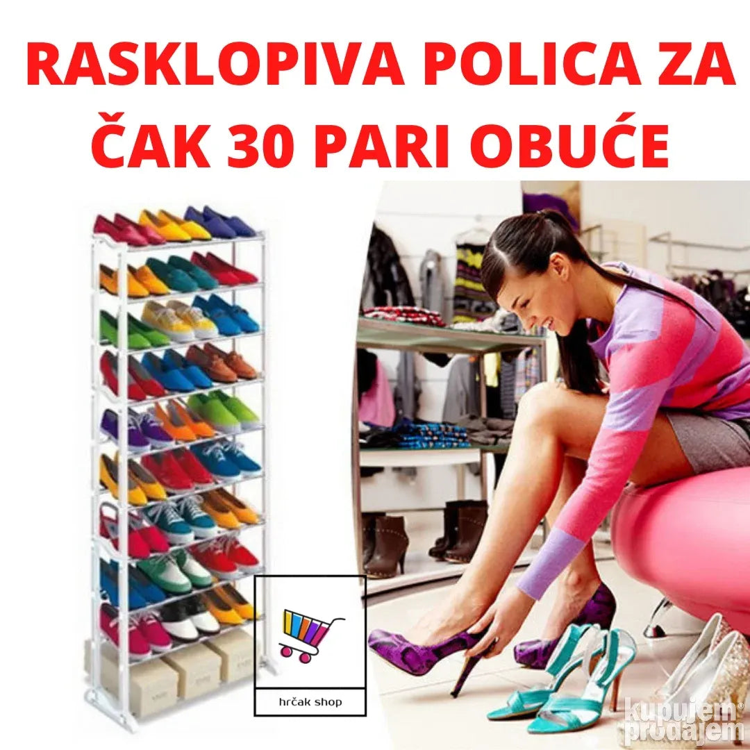 Cipelarnik - polica za 30 pari obuće - Novo - AKCIJA -