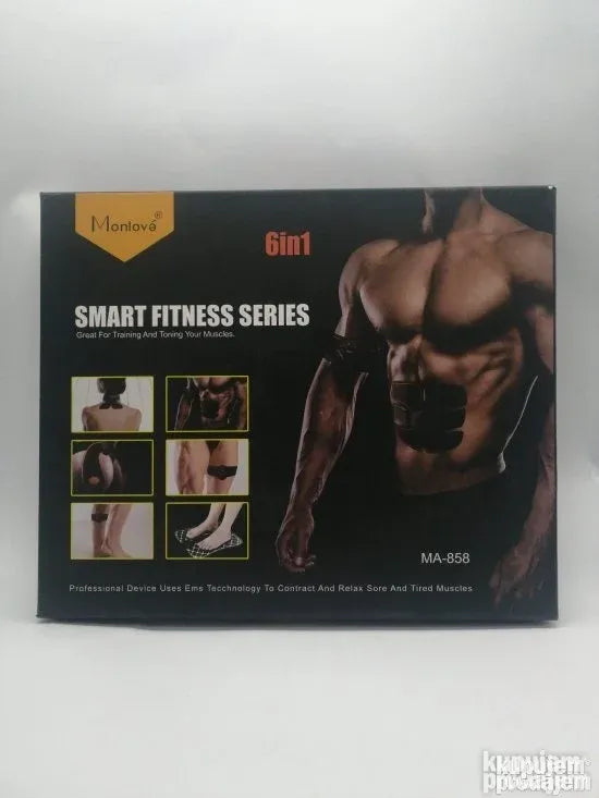 Smart fitness 6u1-EMS stimulator misica celog tela-novo