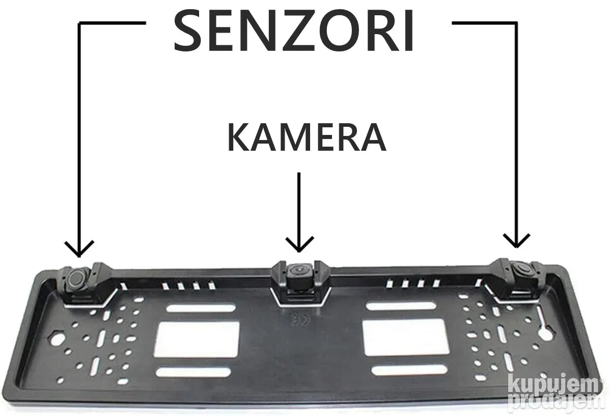 Parking senzori + kamera u ramu tablice za auto - Parking senzori + kamera u ramu tablice za auto