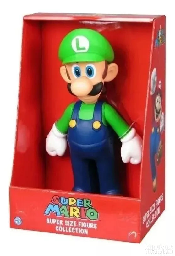 Super Mario Luigi gumena 20cm - Super Mario Luigi gumena 20cm