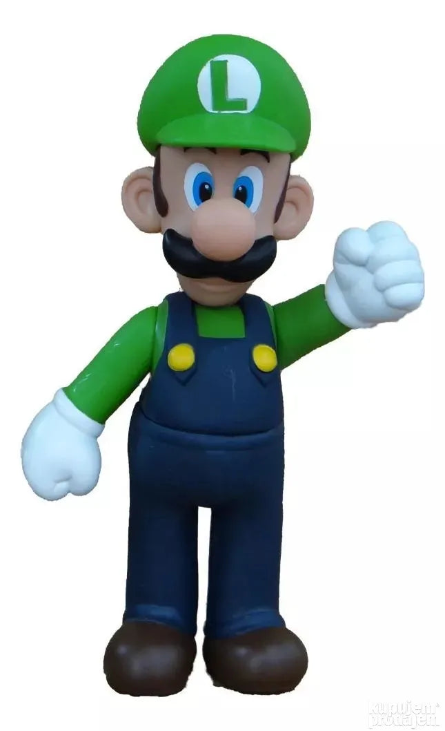 Super Mario Luigi gumena 20cm - Super Mario Luigi gumena 20cm