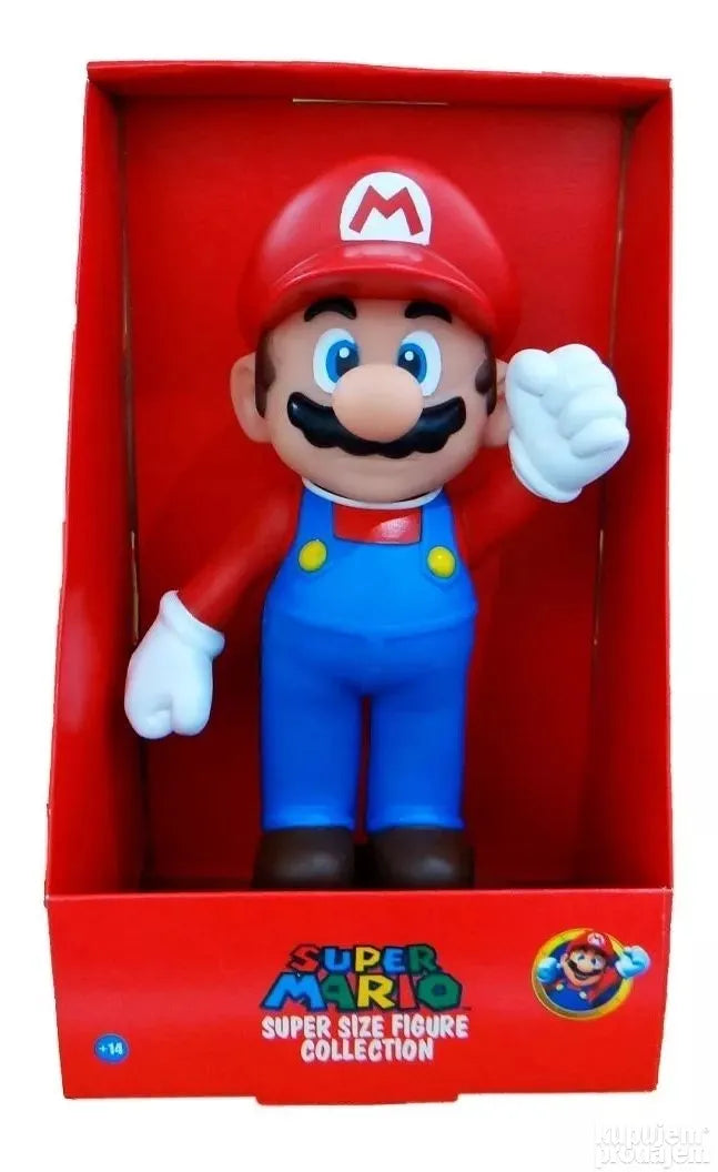 Super Mario Pokretna Gumena Figurica 20cm - Super Mario Pokretna Gumena Figurica 20cm