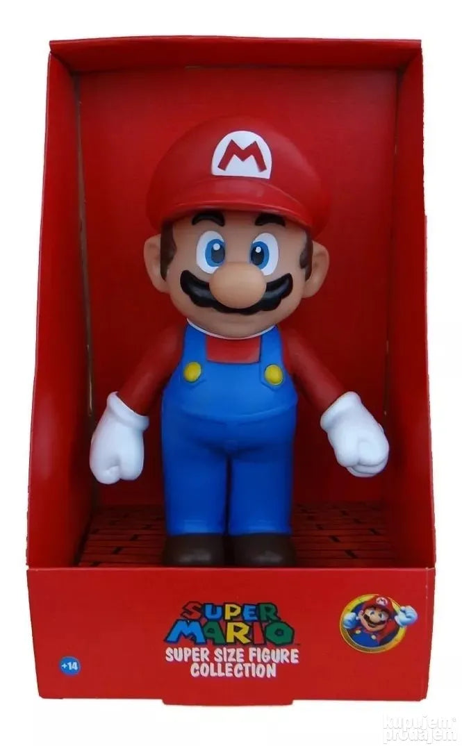 Super Mario Pokretna Gumena Figurica 20cm - Super Mario Pokretna Gumena Figurica 20cm