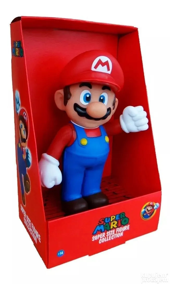 Super Mario Pokretna Gumena Figurica 20cm - Super Mario Pokretna Gumena Figurica 20cm