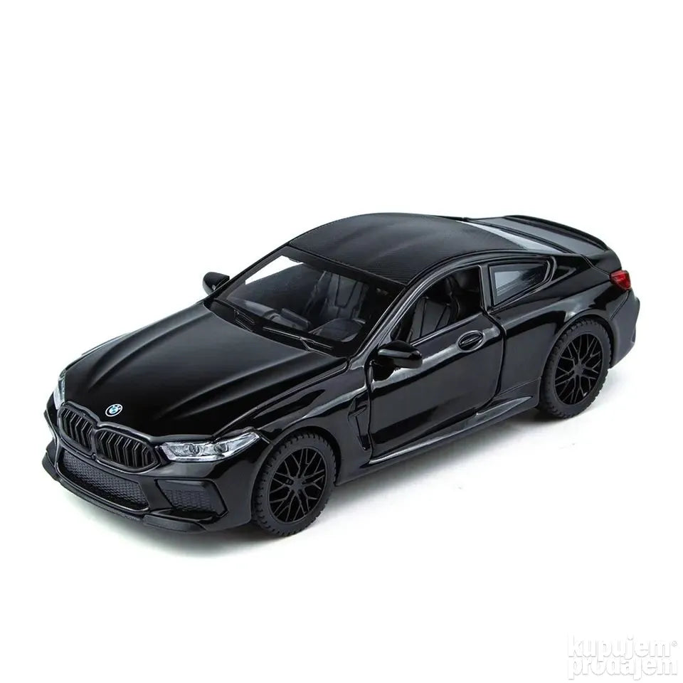 Crni Bmw M8 1/32 Metal - Crni Bmw M8 1/32 Metal