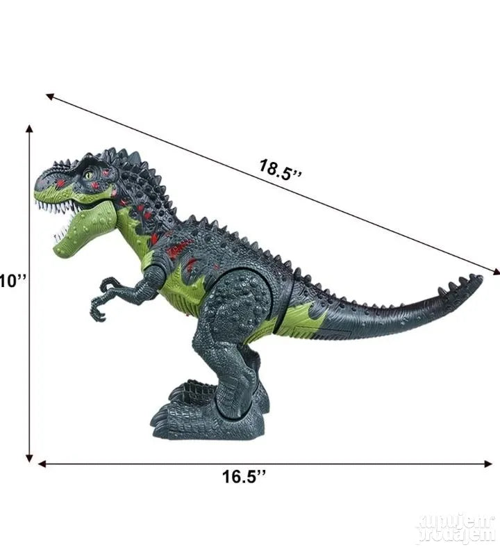 Muzički Tiranousaurus sa efektom vatre