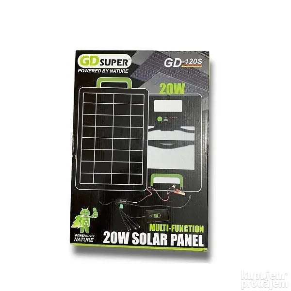 Solarni panel punjac 20w Solarni punjac 6v, 9v, 12v - Solarni panel punjac 20w Solarni punjac 6v, 9v, 12v