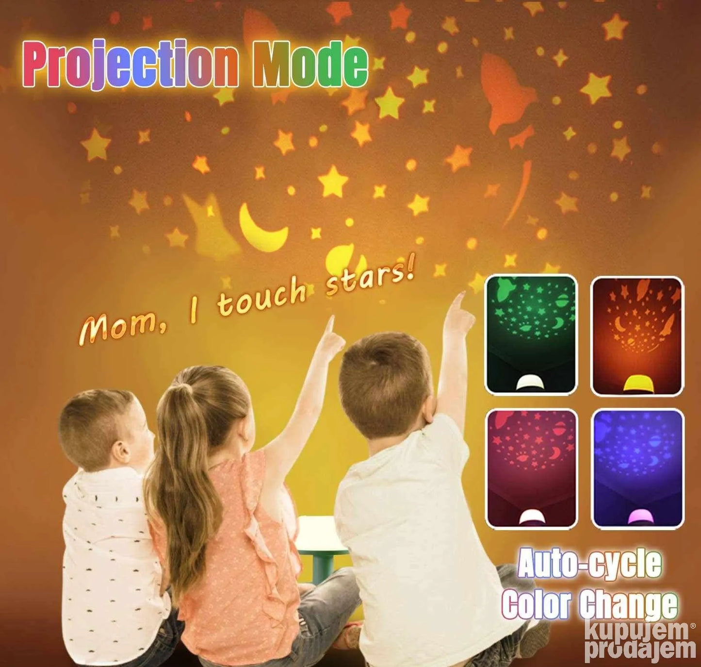 Projektor za decu Noćno svetlo Zvezdano nebo Projektor - Projektor za decu Noćno svetlo Zvezdano nebo Projektor