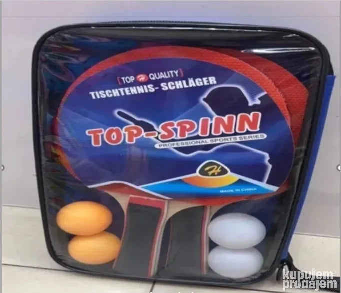 Top spin reketi za stoni tenis 2u1 i 4 lopte 2K24M185 - Top spin reketi za stoni tenis 2u1 i 4 lopte 2K24M185