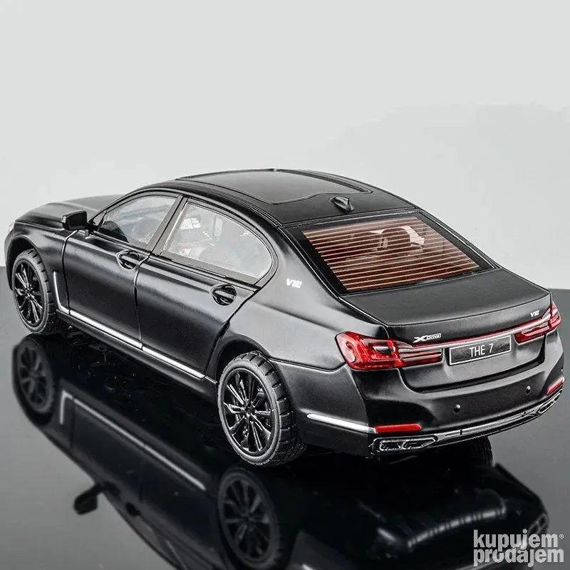 Bmw 7 Metalni 1/24 crna - Bmw 7 Metalni 1/24 crna