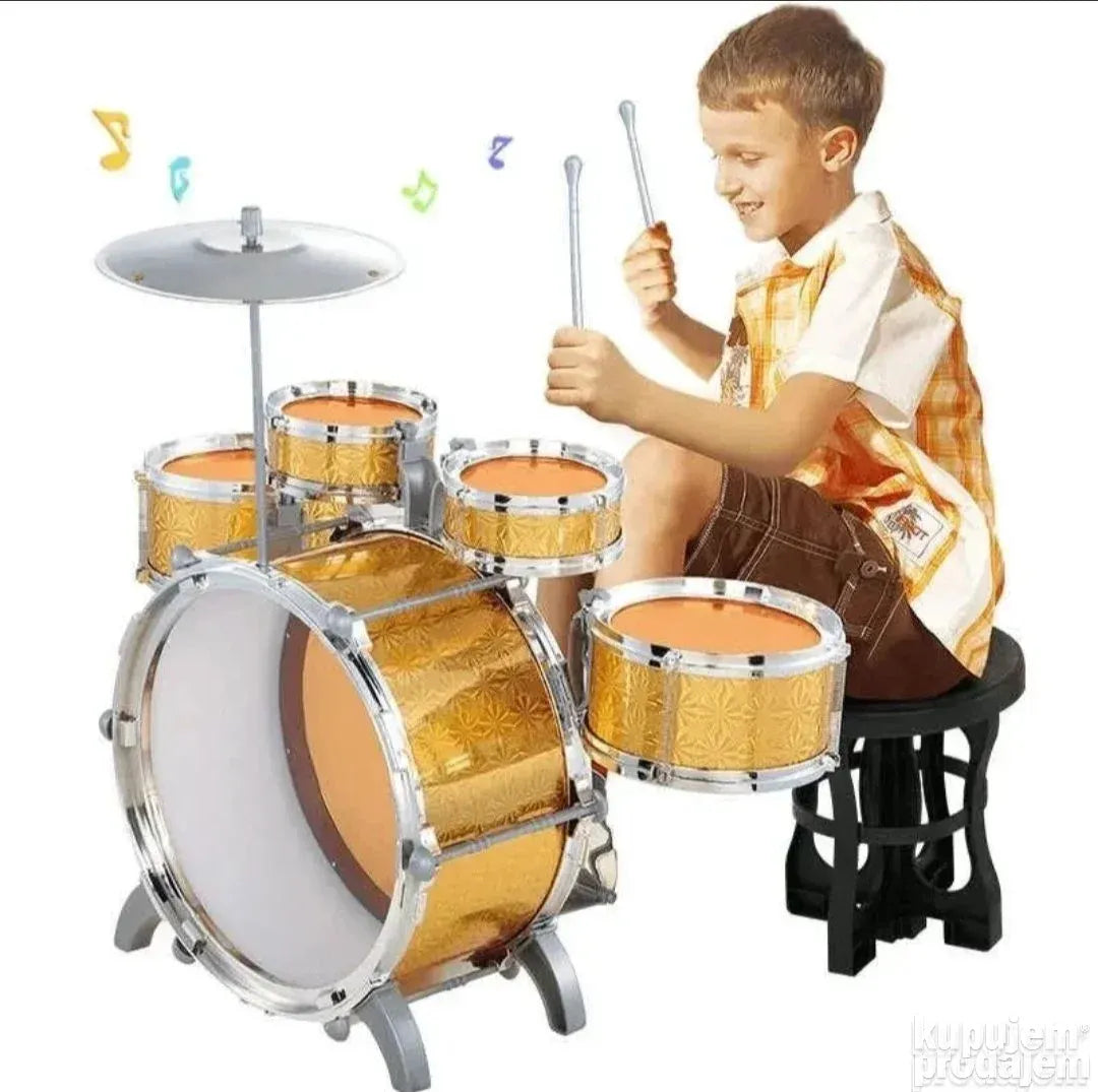 Igračka Bubnjevi za decu sa stolicom Jazz Drum