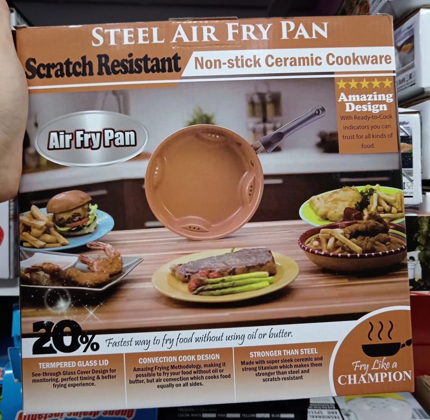 Tiganj Air Fry Pan - Priprema hrane bez ulja