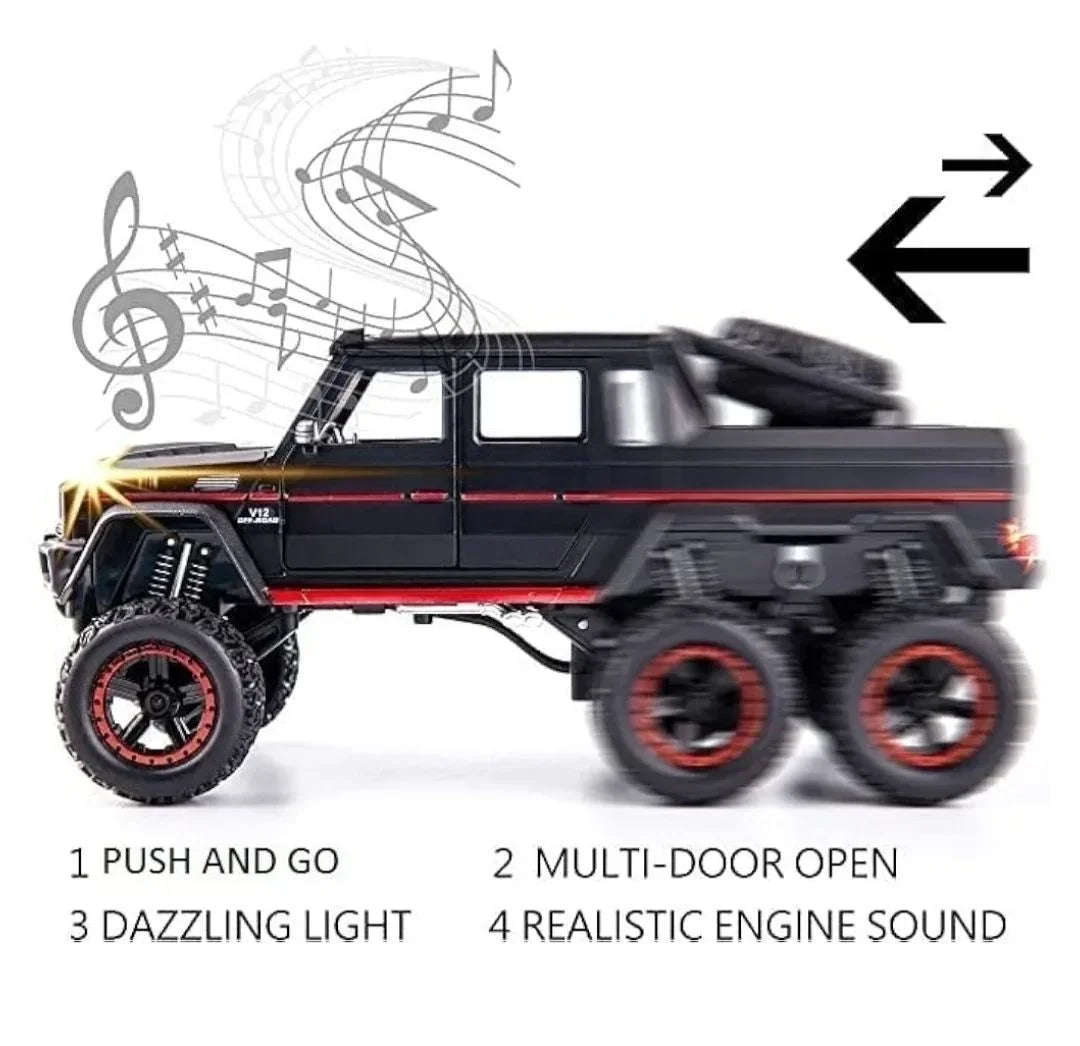 Mercedes G63 6x6 1/22 metalni i muzički autić