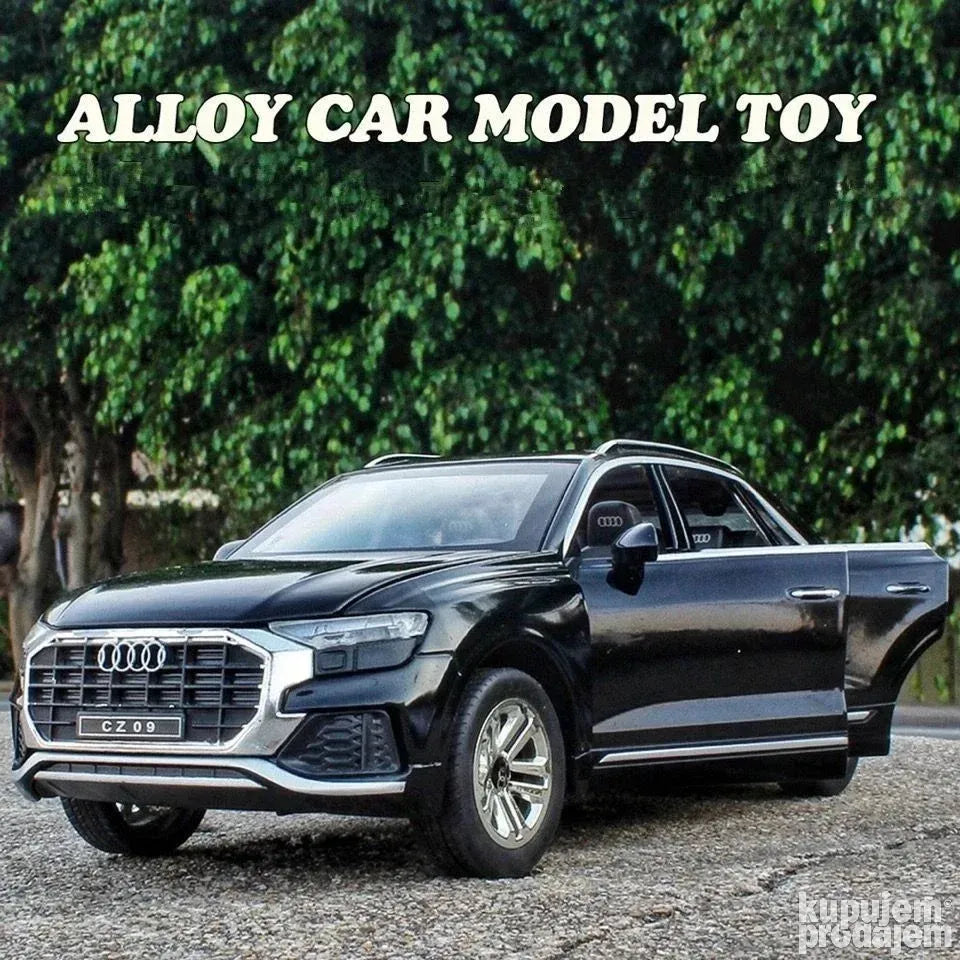 Audi Q8 1/24 metalni muzički auto