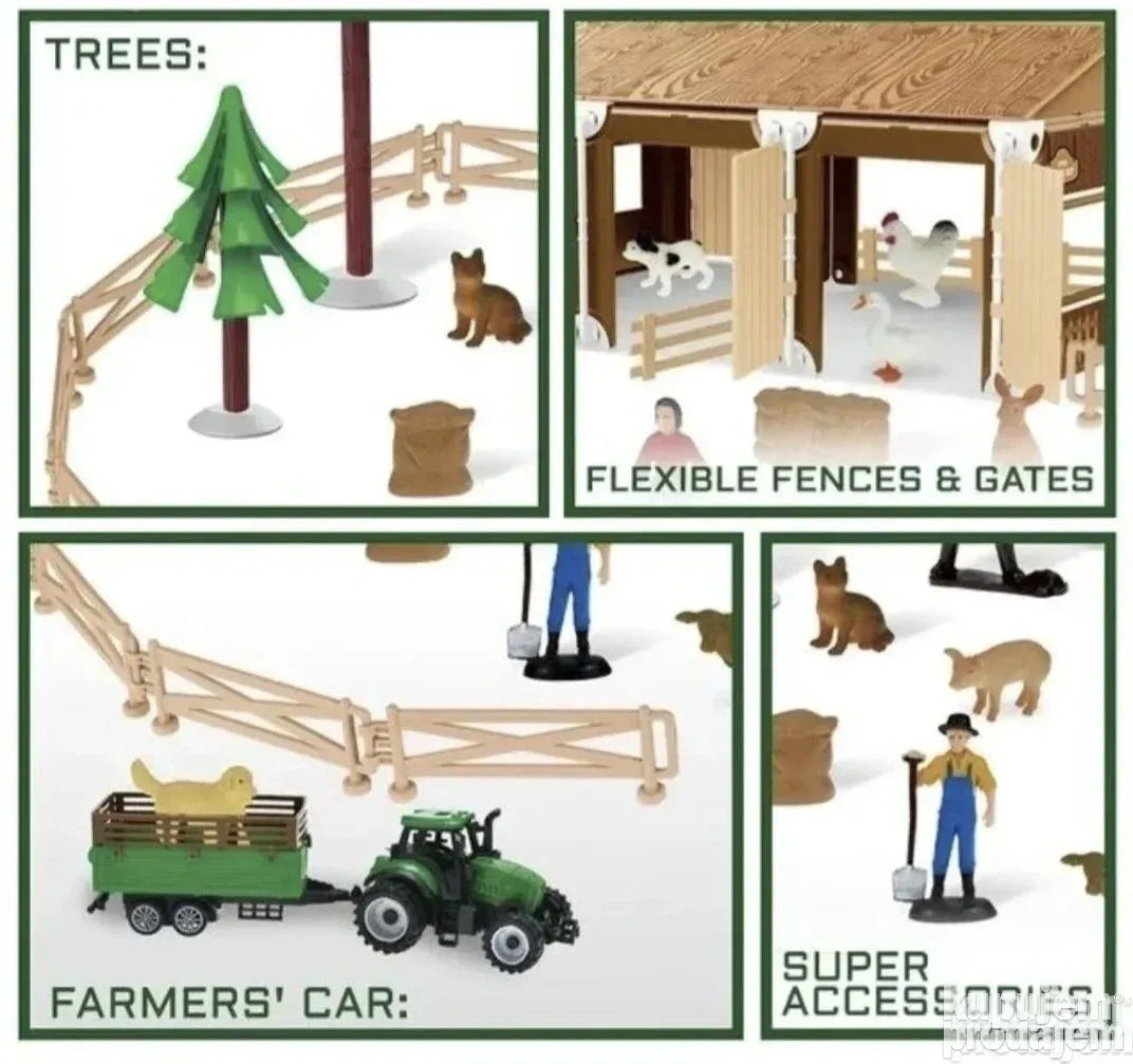 Farma za decu Set životinja Farma igracka - Farma za decu Set životinja Farma igracka