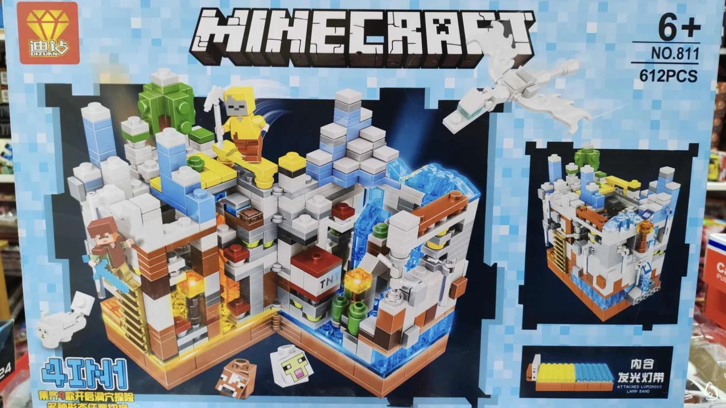 Minecraft kockice 612 delova - Majnkraft 612 pcs