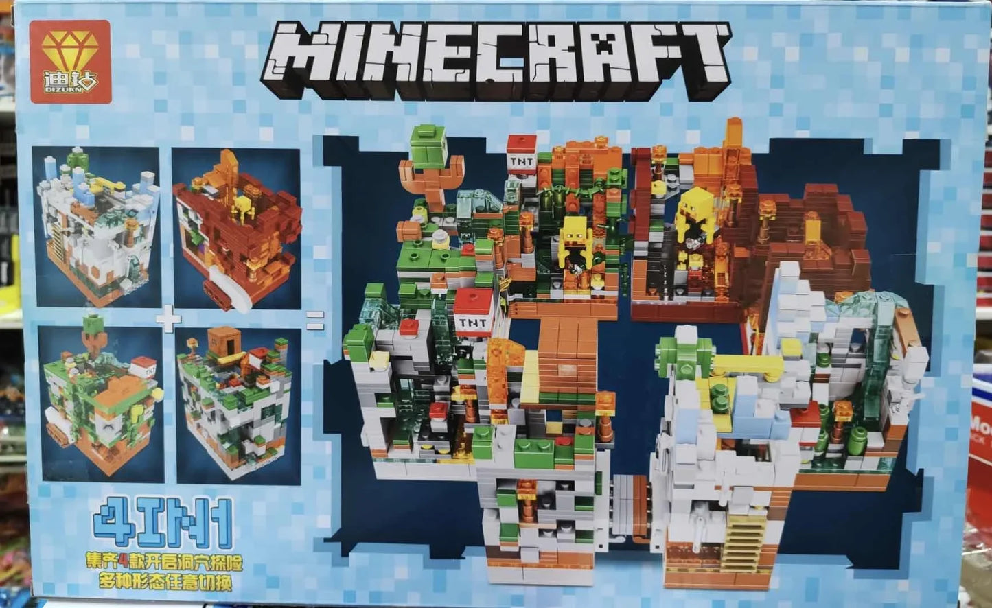 Minecraft kockice 612 delova - Majnkraft 612 pcs