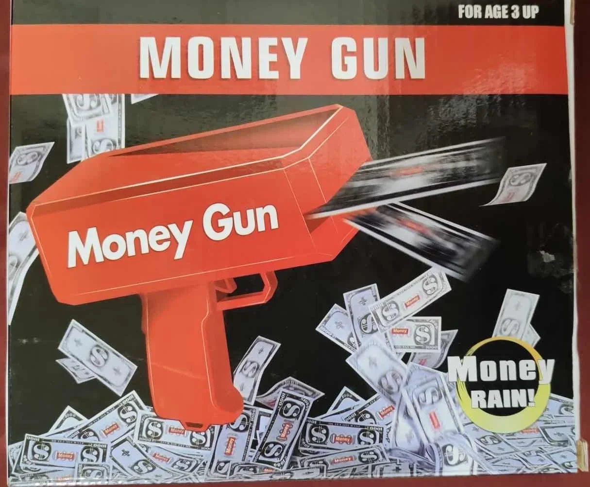 Pištolj za izbacje novca - Money gun - Pištolj za novac