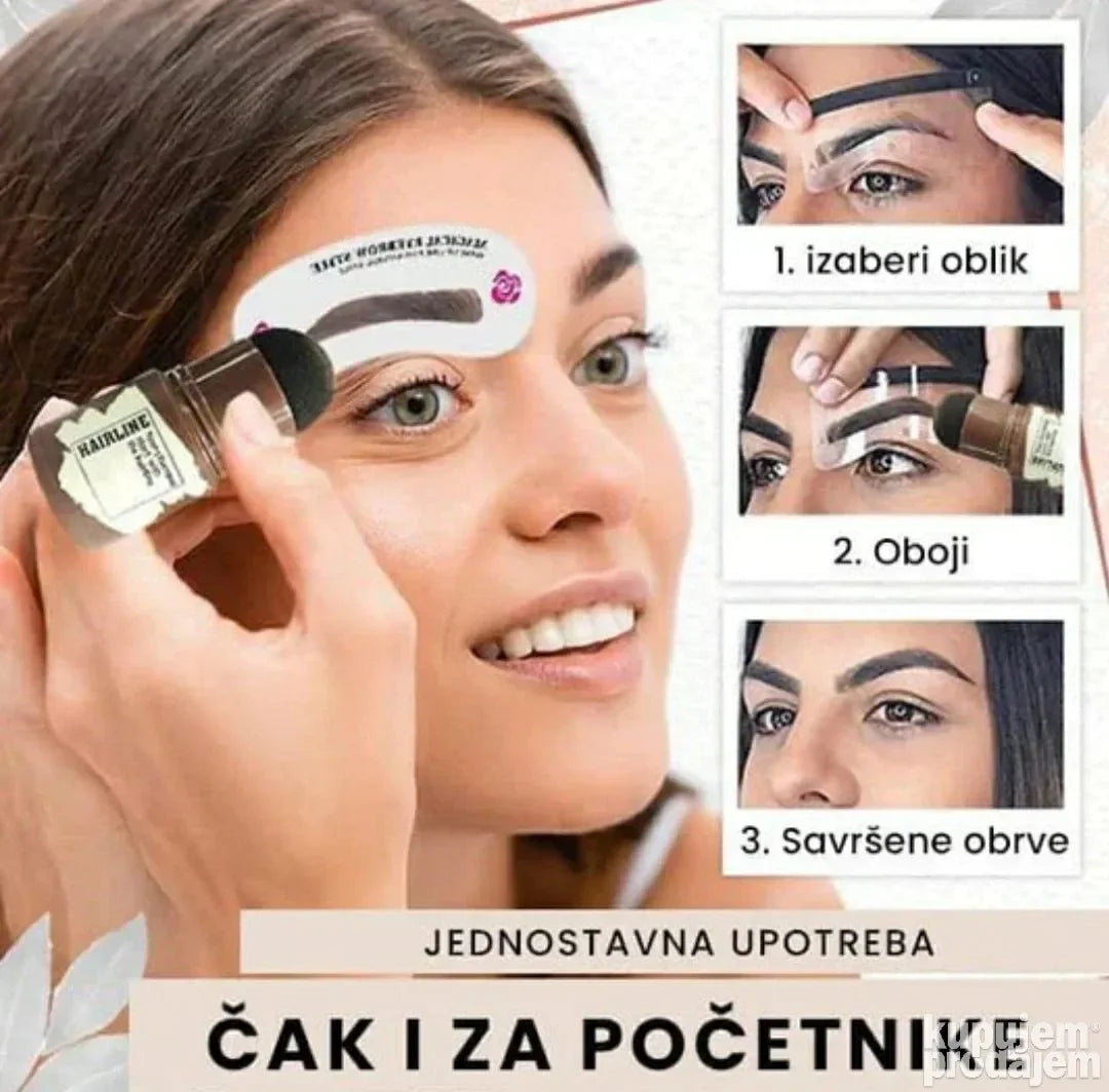 SET za oblikovanje obrva