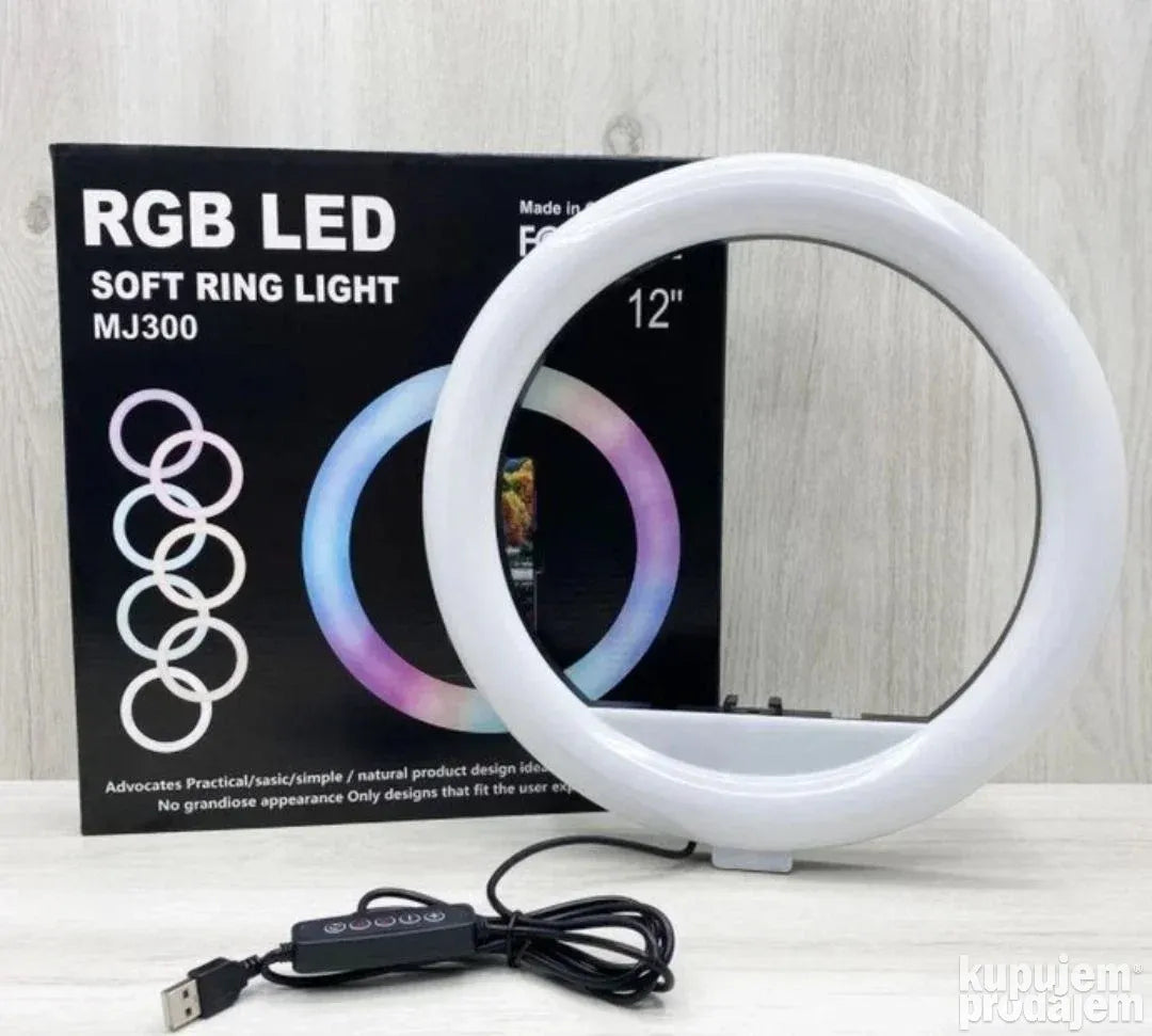 Ring fill light 12 inchi sa 16 RGB LED svetla