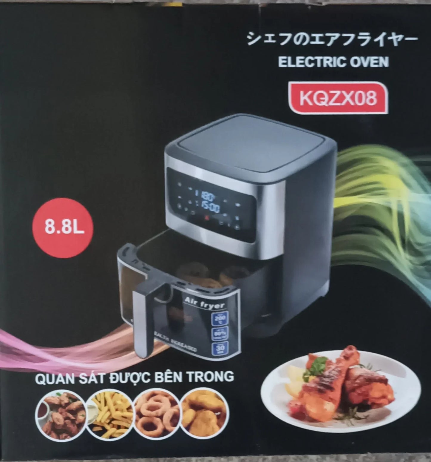 Friteze na vruć vazduh air fryer 8,8l pekac