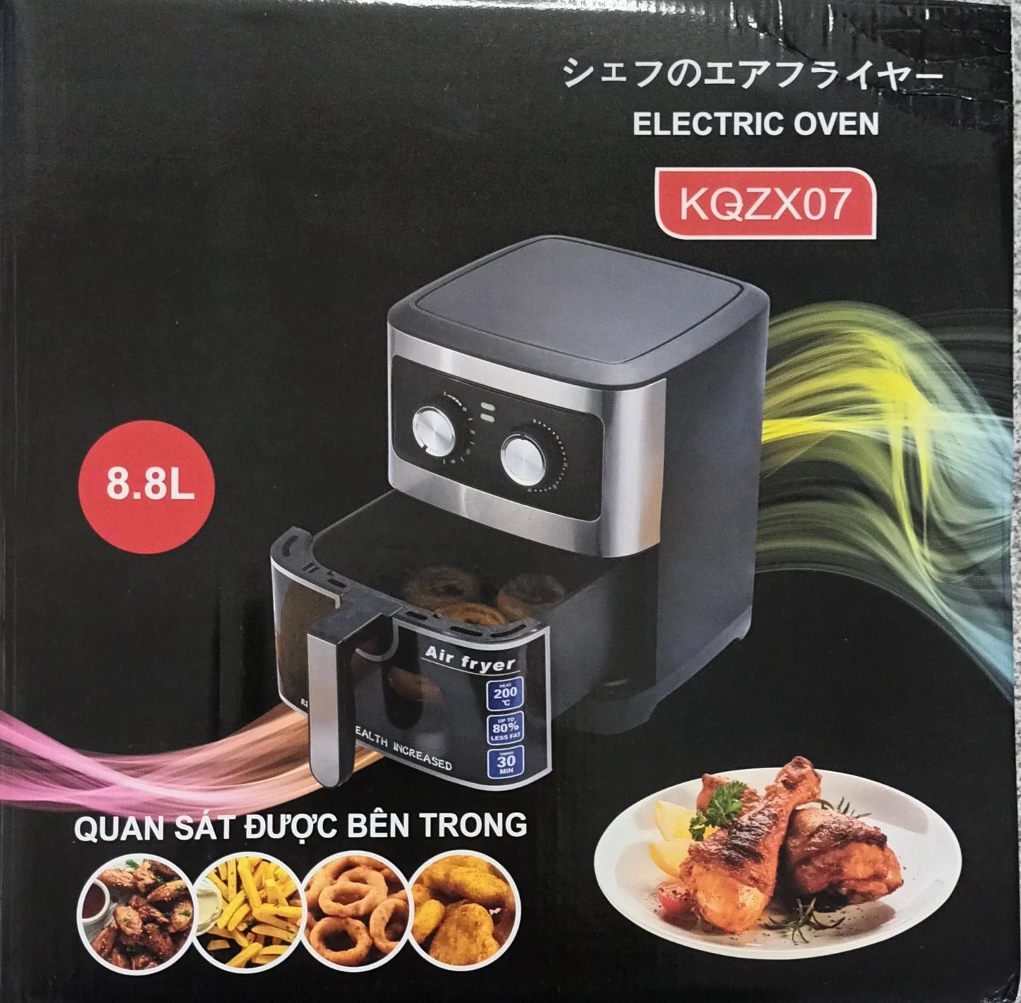 Friteze na vruć vazduh air fryer 8,8l pekac