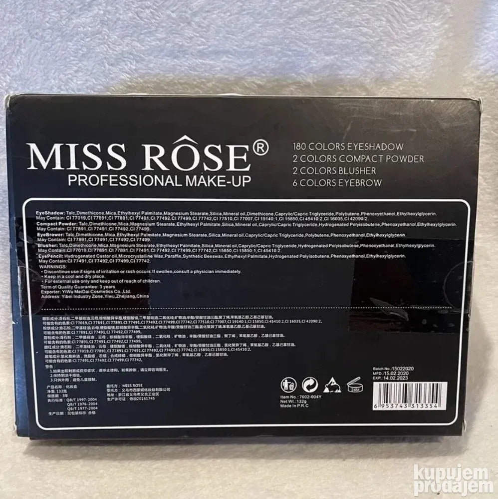 Miss rose kofer sa šminkom 190 delova