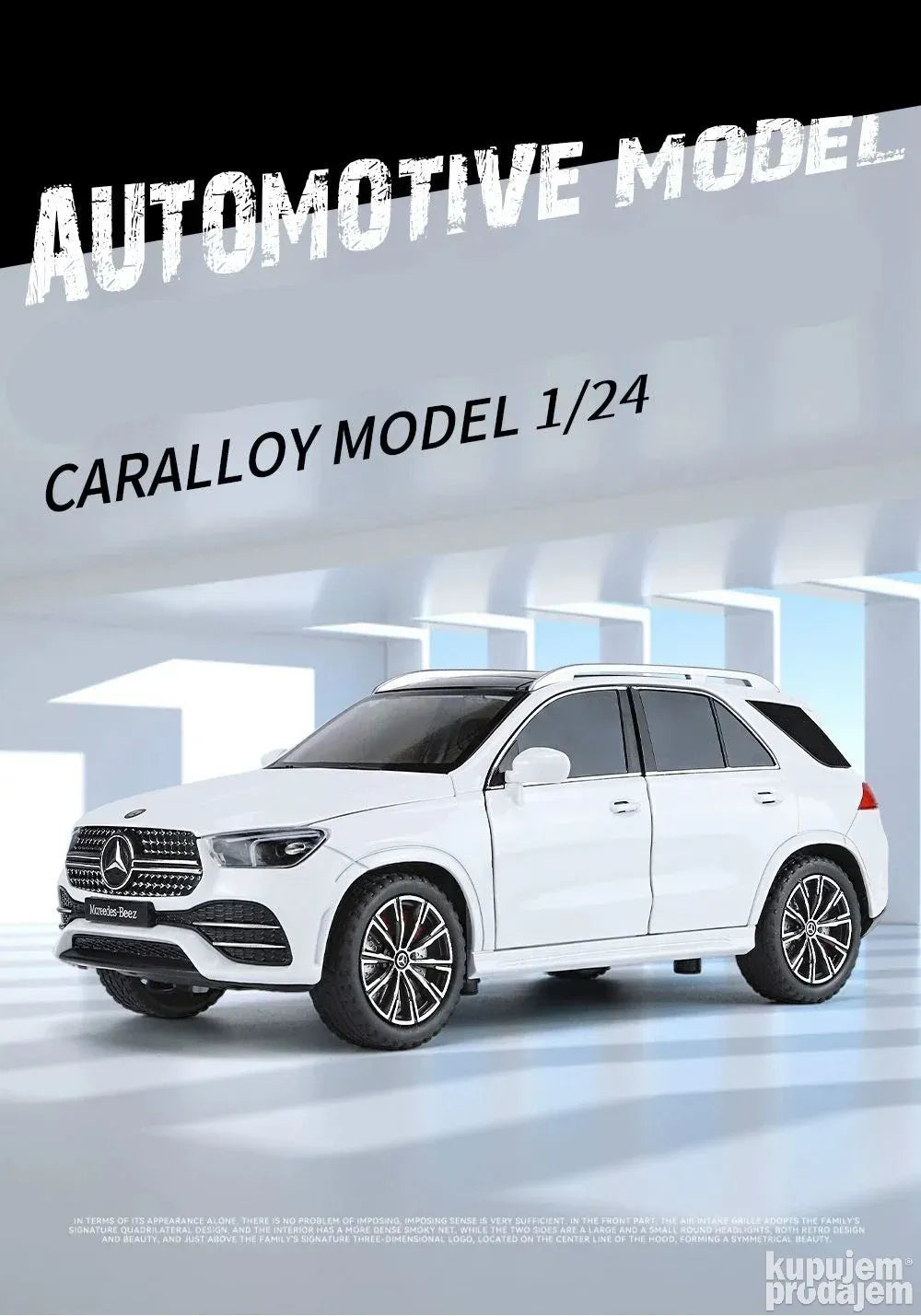 Mercedes Benz GLE350 1/24 Bela