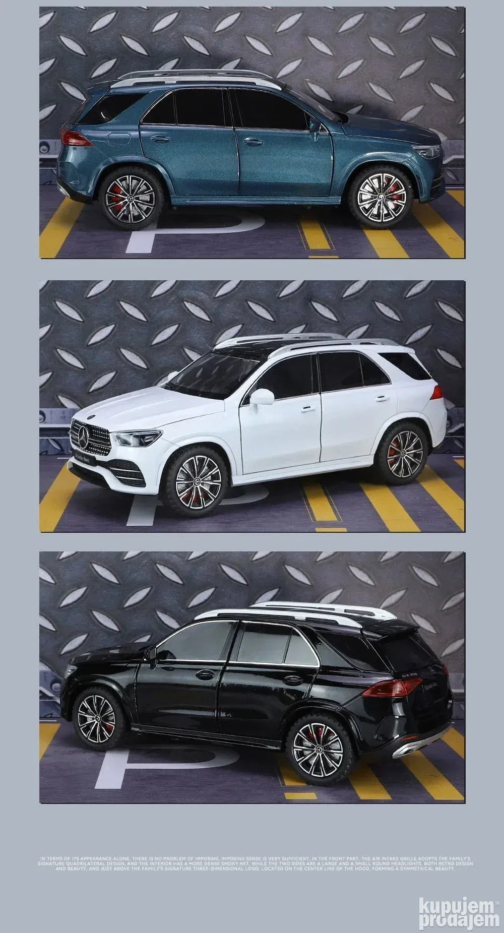 Mercedes Benz GLE350 1/24 Bela