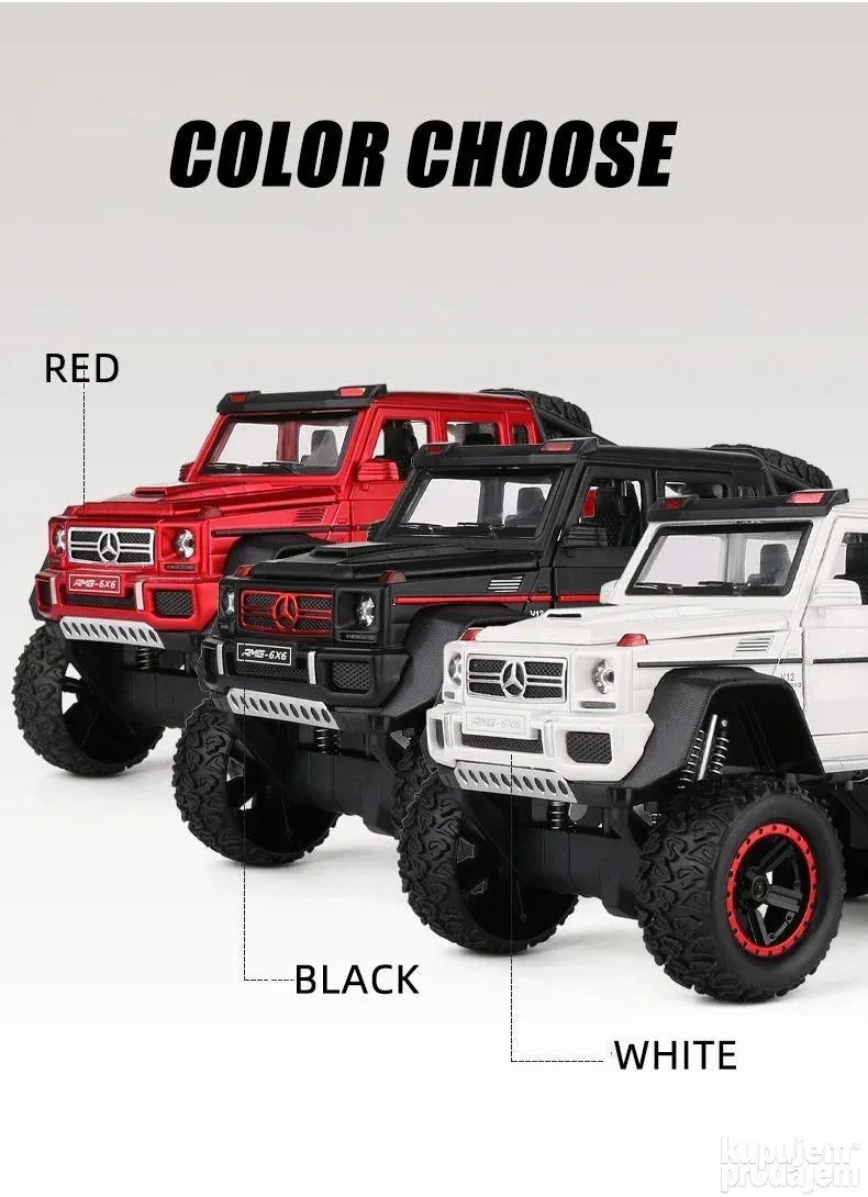 Mercedes G63 6x6 1/22 Beli