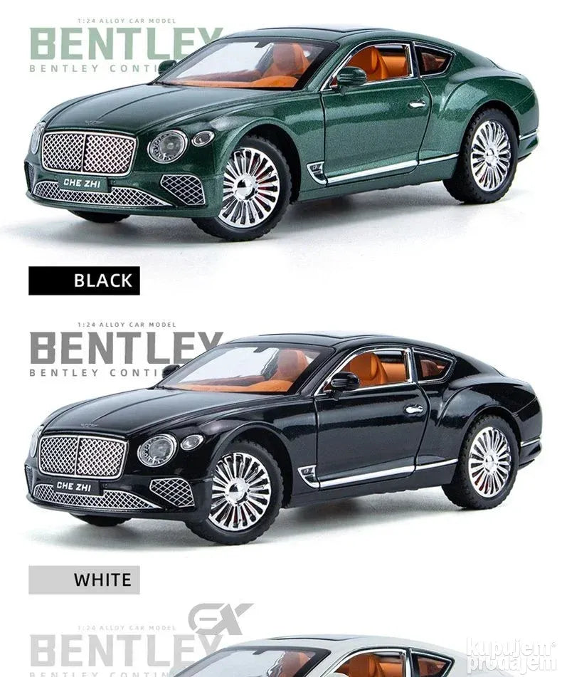 Bentley Continetal GT 1/24 Crni