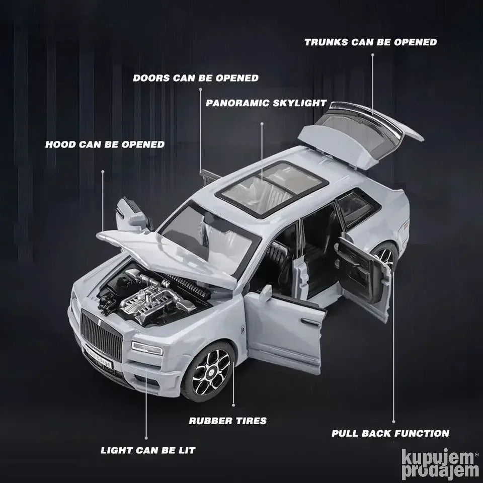 Rolls Royce Culinan 1/32 Crna